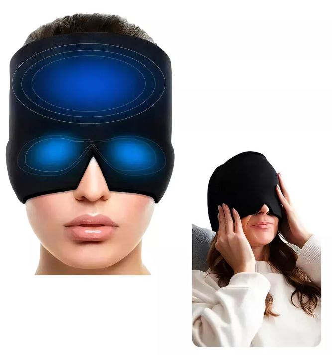 Alivio inmediato para tus migrañas! – Gorro de Gel Terapéutico 360° Frío/Calor