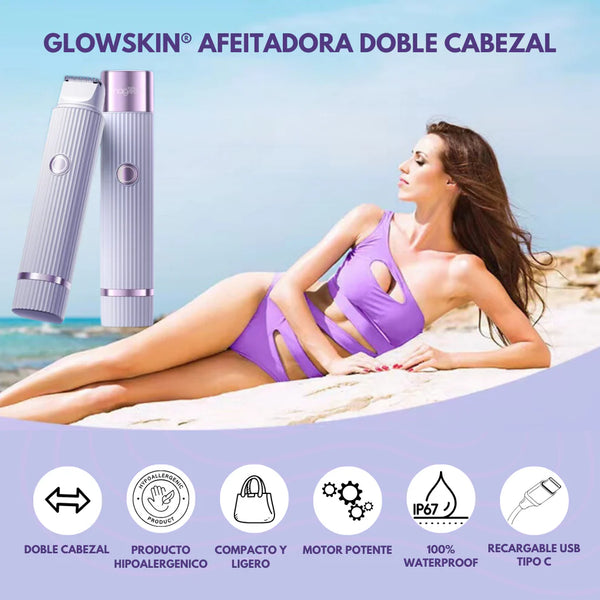 GlowSkin® Multifuncional resistente al agua doble cabezal